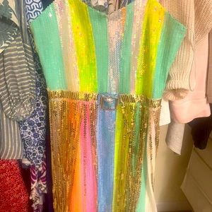 Rainbow sequin dress, Taylor Swift Eras Tour, Worn Once, size medium